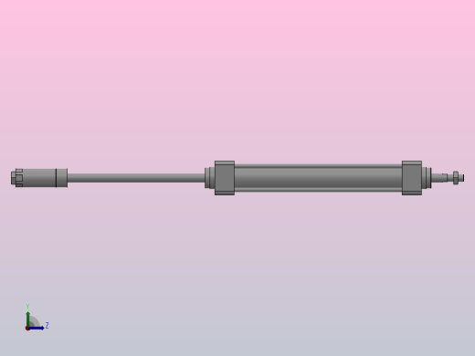 MBB系列标准气缸[MBBJ-32x200-50-S]左视缩略图