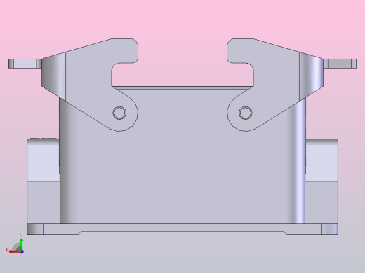 重载矩形航空插头座后视缩略图