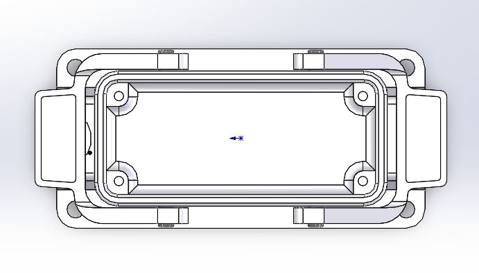 重载矩形航空插头座