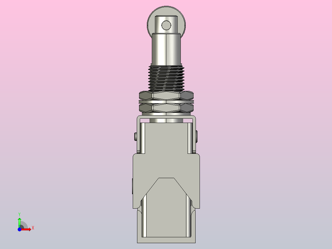 行程开关传感器TZ-7312前视图