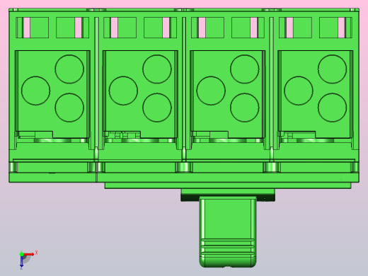 3D_XT_MCCB_M5_4P正泰电气俯视缩略图