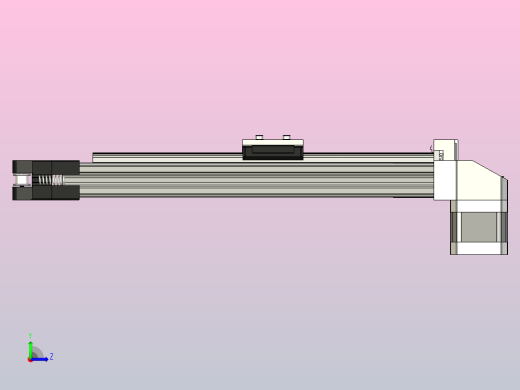 线性致动器左视缩略图
