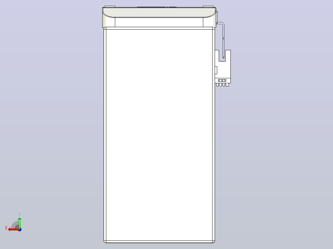 滚珠丝杠直线轴带导轨全封闭TPA-HCR-85D-1610C-L700-MP-Y-P20-N3后视图