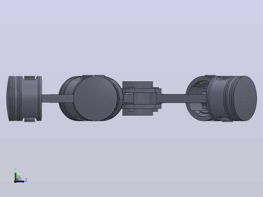 solidworks径向引擎组件左视缩略图