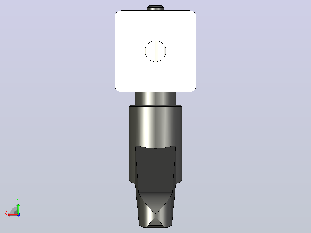 带松紧杆重型合页 5 系列 20X20_带松紧杆重型合页 5 系列 20X20后视图