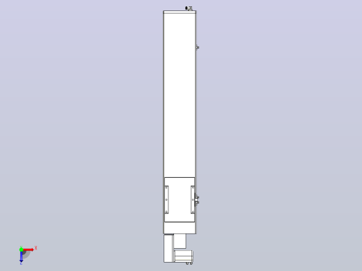 MCB17无尘皮带滑台[MCB17-L40-800-L-P40-C3]俯视缩略图