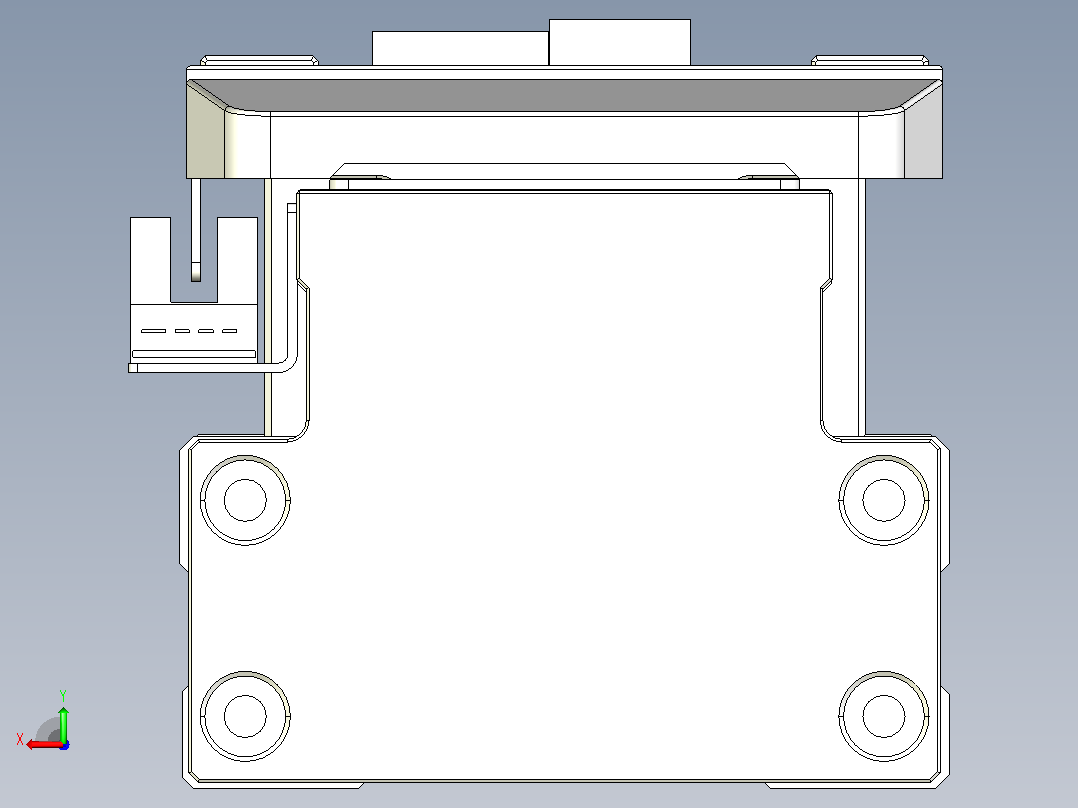 滚珠丝杠直线轴内置导轨TPA-GCR-80-1610C-L650-M-M40-N3后视图
