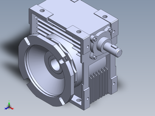 RV减速器模型025系列Solidworks设计主视缩略图