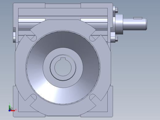 RV减速器模型025系列Solidworks设计前视缩略图