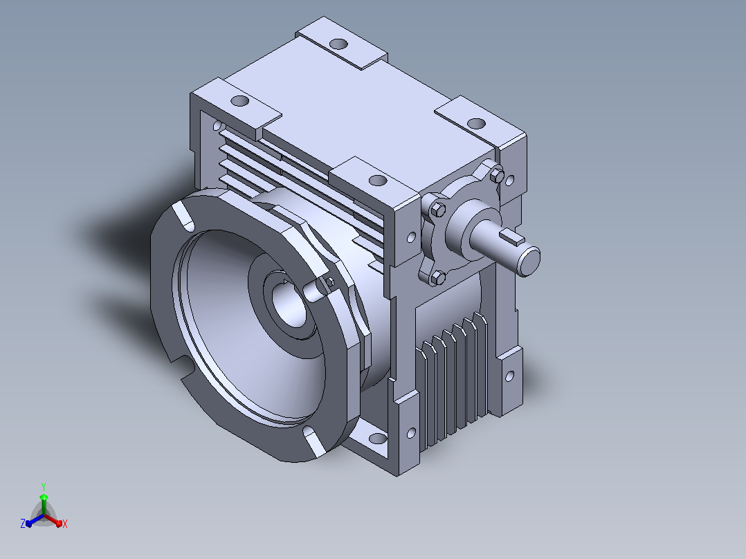 RV减速器模型025系列Solidworks设计正等轴测图