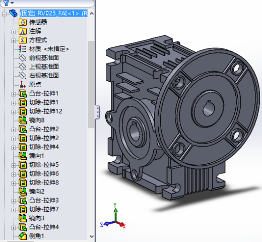 RV减速器模型025系列Solidworks设计缩略图