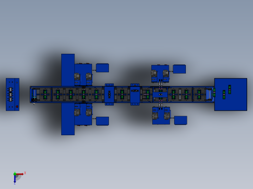 自动化焊接生产线俯视缩略图