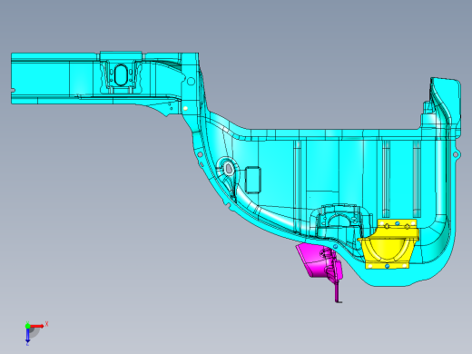 汽车后轮罩夹具俯视缩略图
