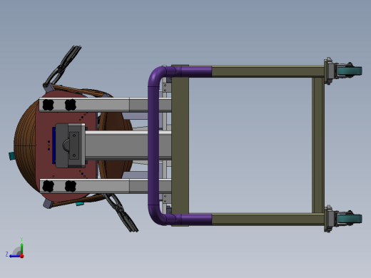 火焰筒安装台右视缩略图