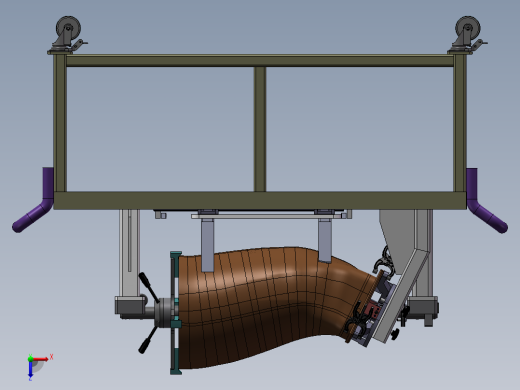 火焰筒安装台俯视缩略图