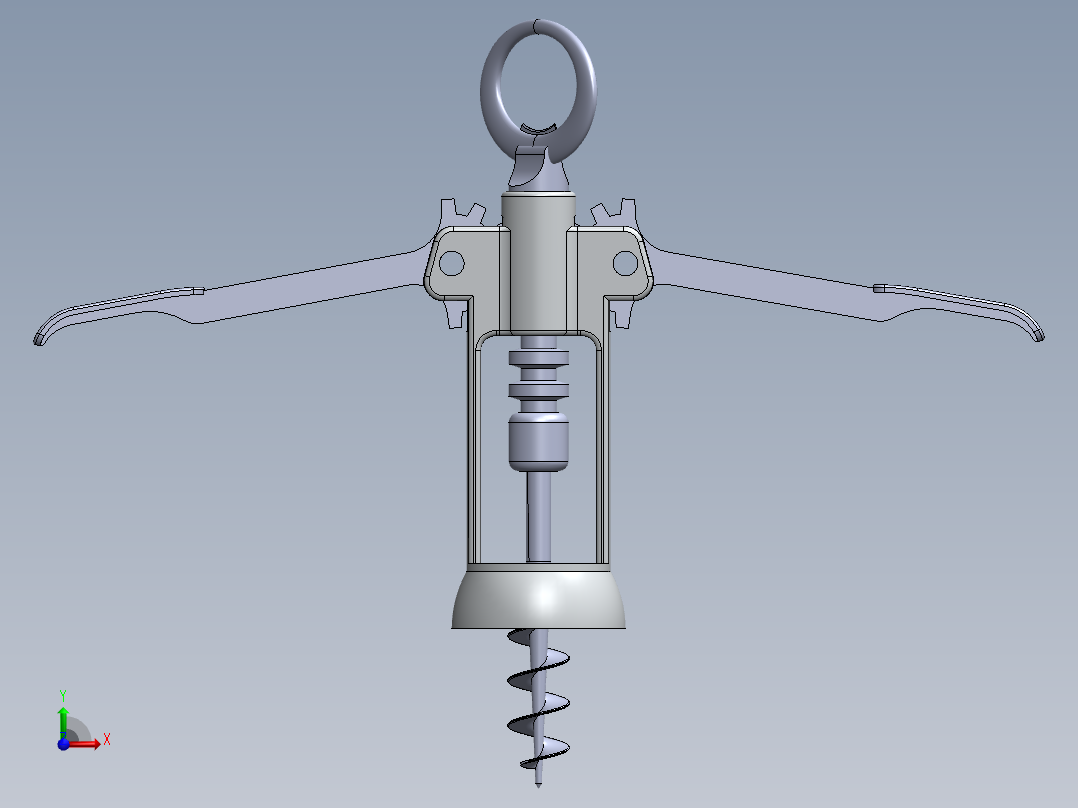 solidworks 开塞钻装配图前视图