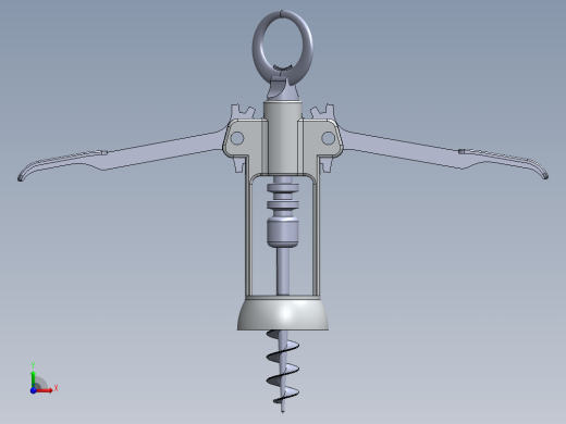 solidworks 开塞钻装配图前视缩略图