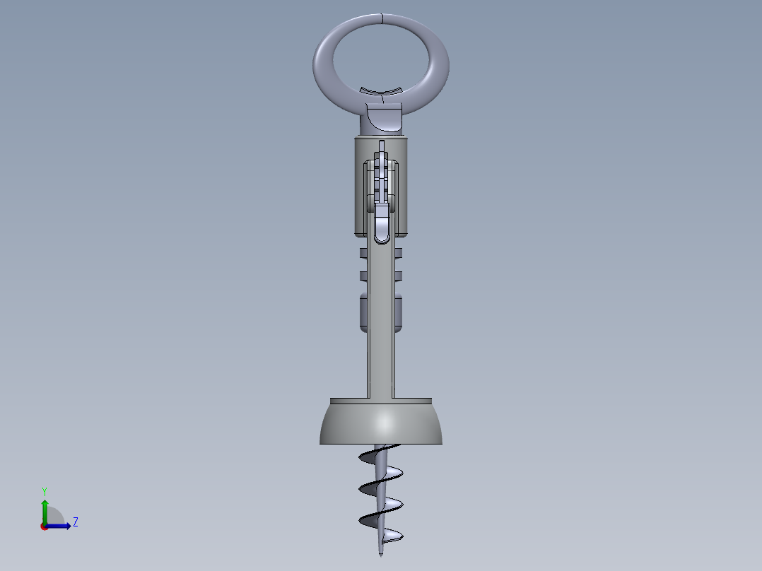 solidworks 开塞钻装配图左视图