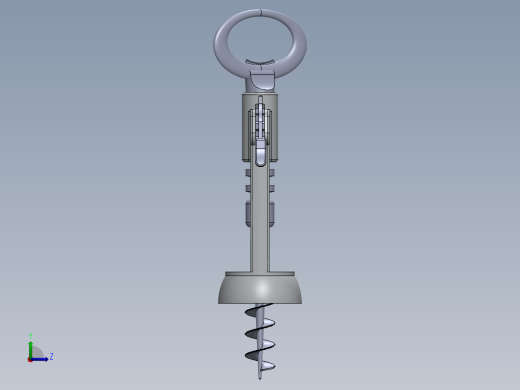 solidworks 开塞钻装配图左视缩略图