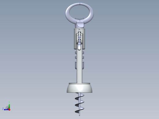 solidworks 开塞钻装配图右视缩略图