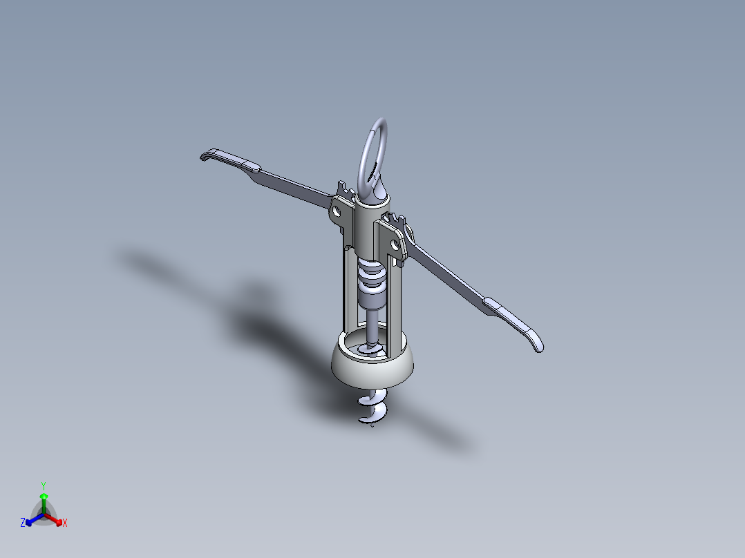 solidworks 开塞钻装配图正等轴测图