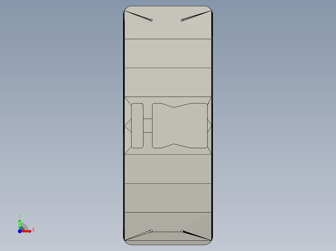 火影护额三维图纸前视图