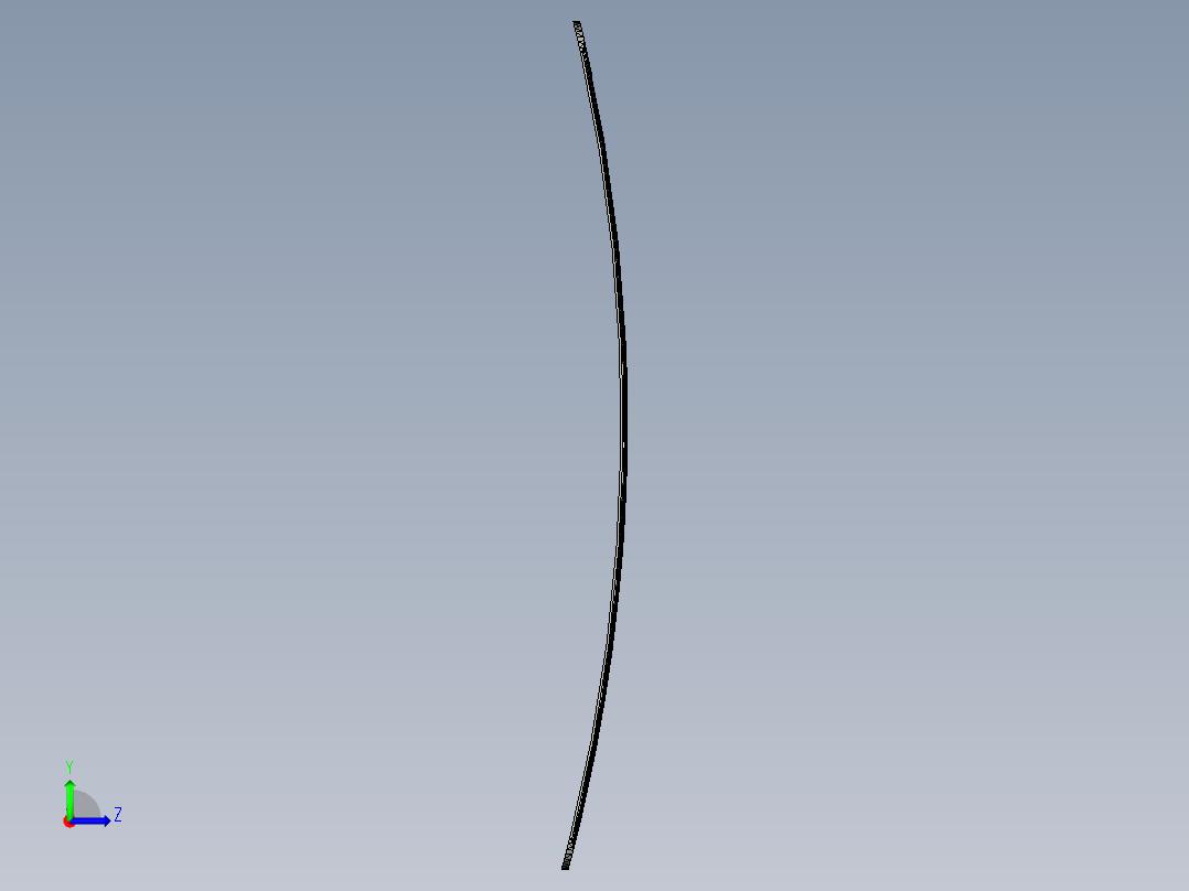 火影护额三维图纸左视图