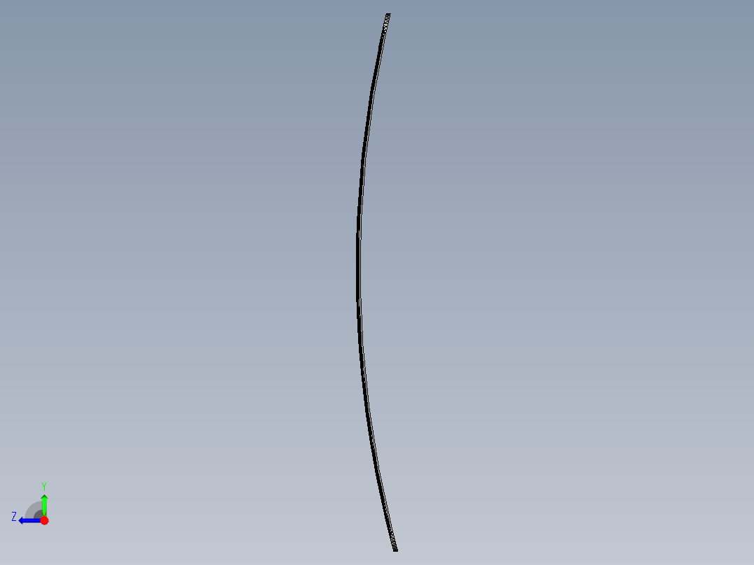 火影护额三维图纸右视图