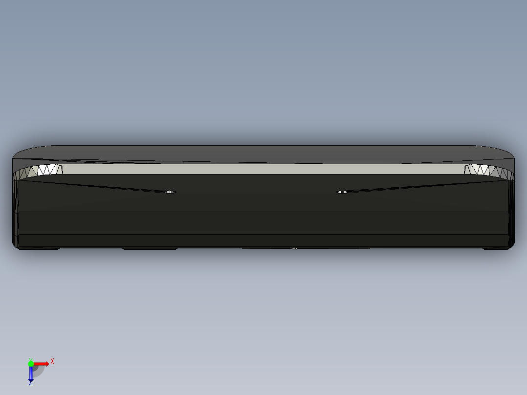 火影护额三维图纸俯视图