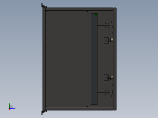 A19 返回线升降机 3D模型左视缩略图