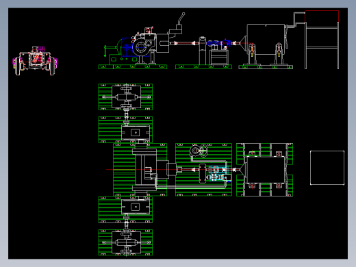 547 机械液压双流传动系统试验台设计（转向装置）（有cad图）