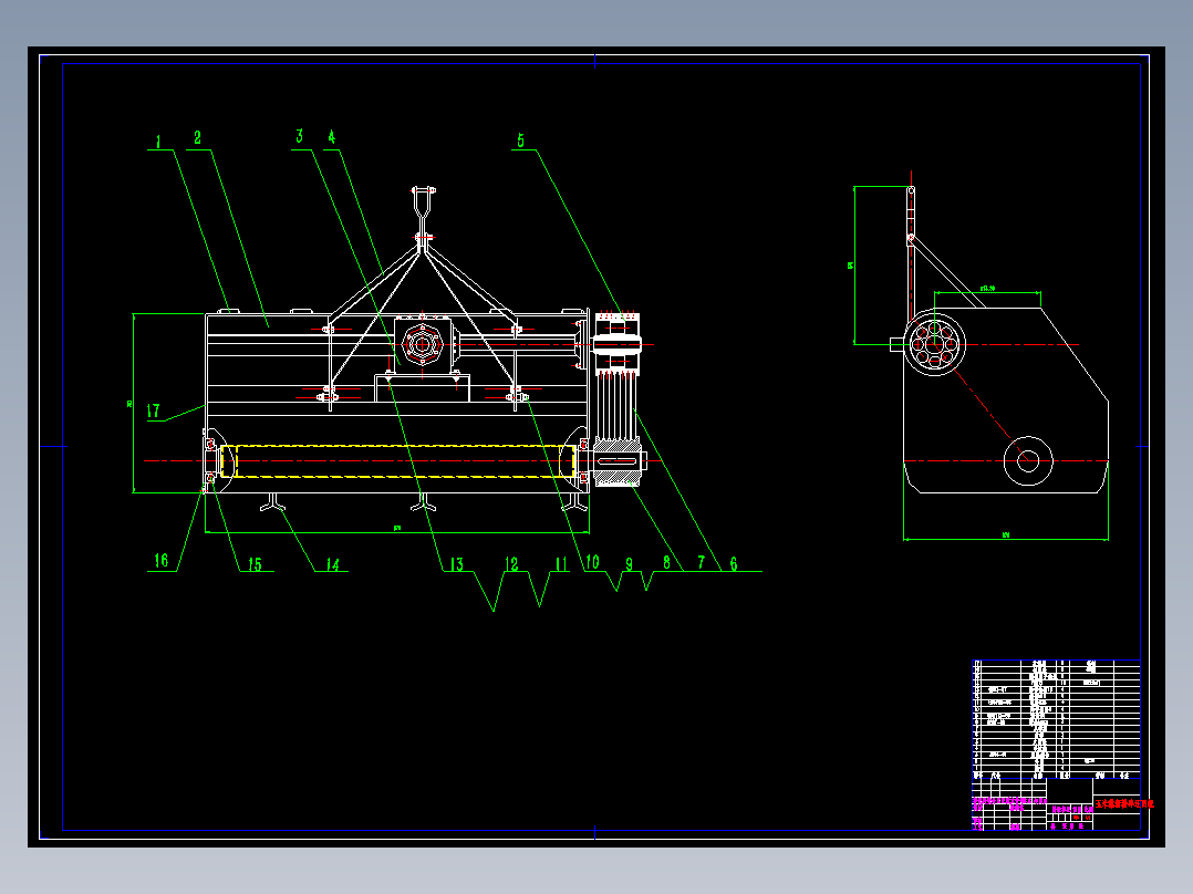 2G034--玉米秸秆粉碎还田机的设计