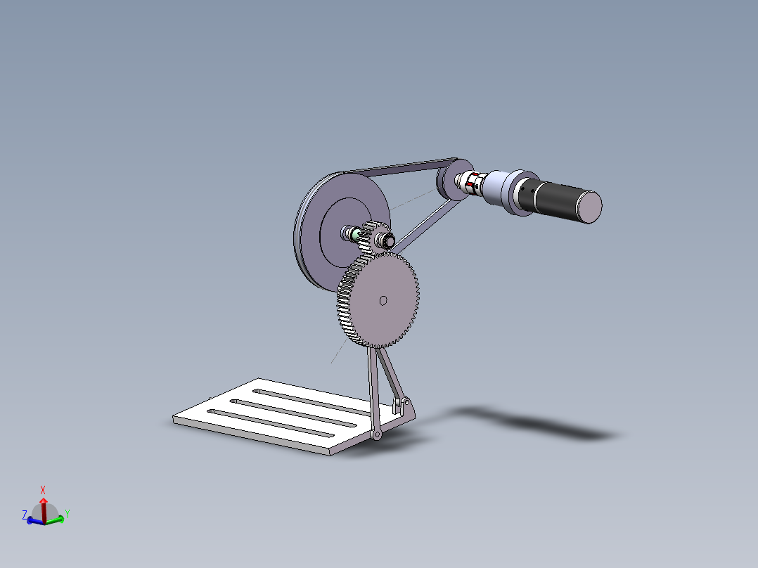 缝纫机脚踏式机械机构3d图纸 sw绘图代画 踏板曲柄摇杆结构3d模型