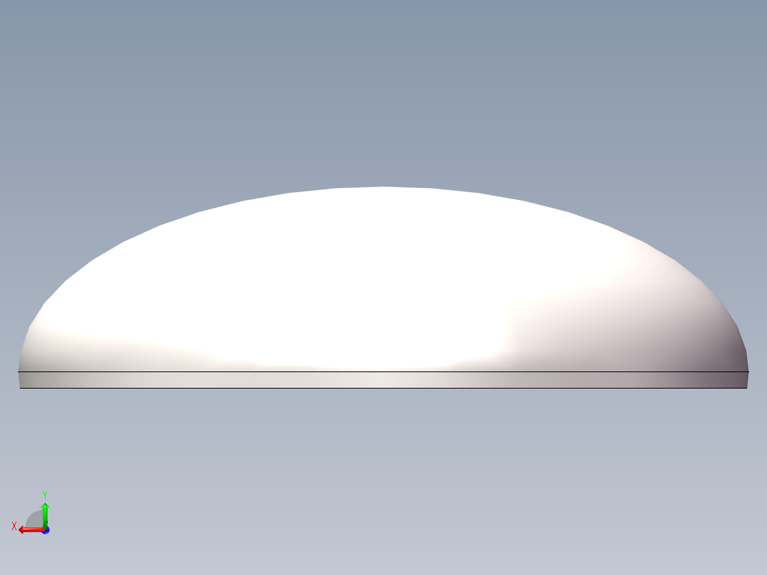 EHA椭圆形封头DN1100后视图