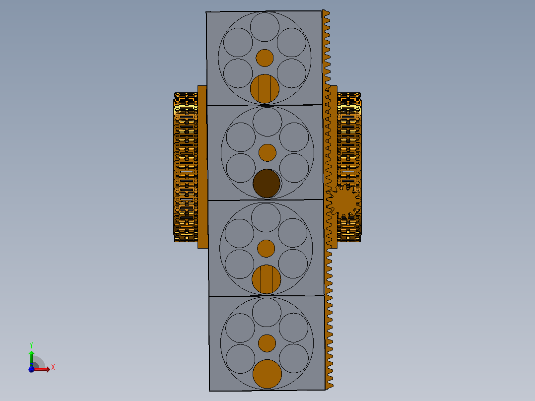 种植机器前视图
