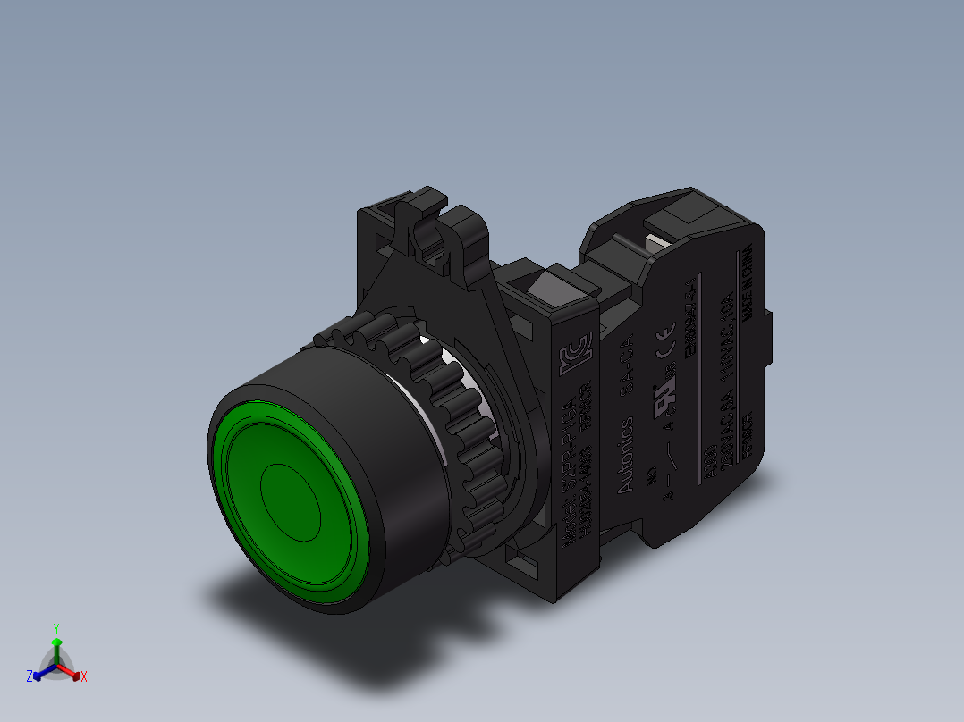 WEAQXS2PR-P1GA - AutonicsA正等轴测图