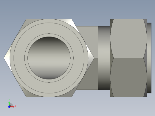 卡套式工业通用硬管接头20_ebu-s前视缩略图
