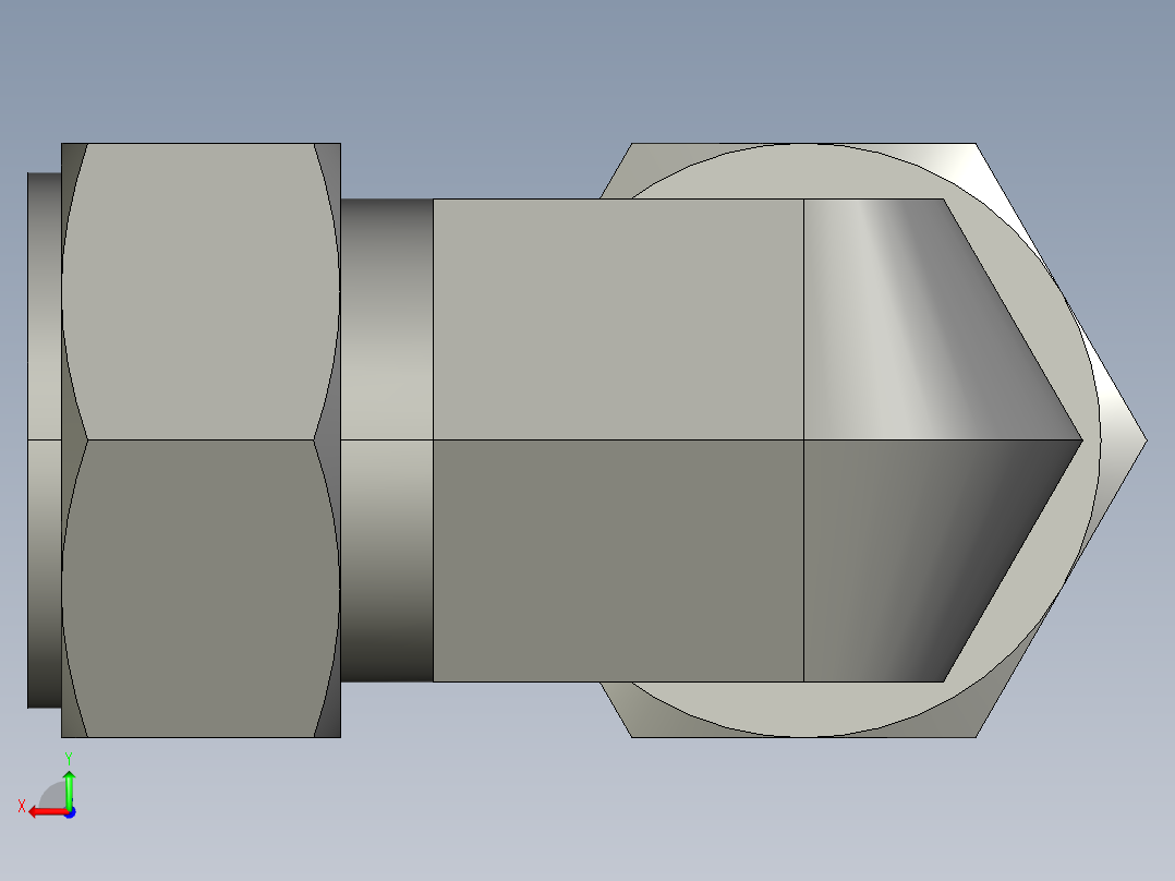 卡套式工业通用硬管接头20_ebu-s后视图