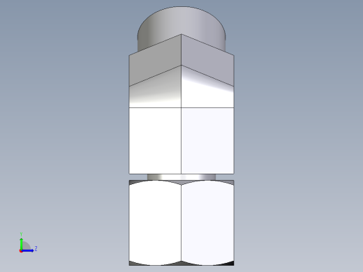 卡套式工业通用硬管接头EO_Swivel_nut_45_deg_elbow_EV10LOMD71左视缩略图