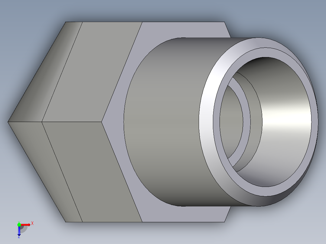 卡套式工业通用硬管接头EO_Swivel_nut_45_deg_elbow_EV10LOMD71俯视图