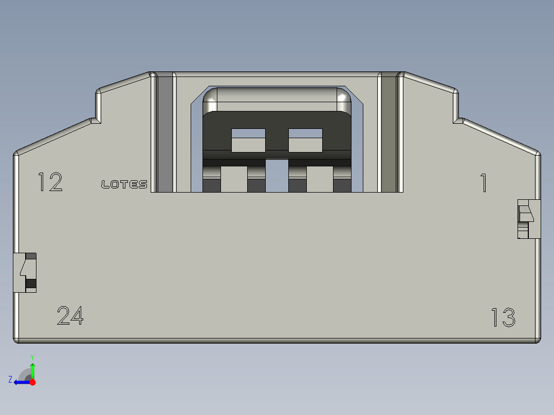 连接器AAUS01AS0-024K0114右视图