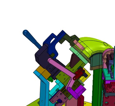 尾排进气半壳焊接夹具