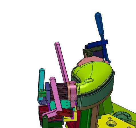 尾排进气半壳焊接夹具