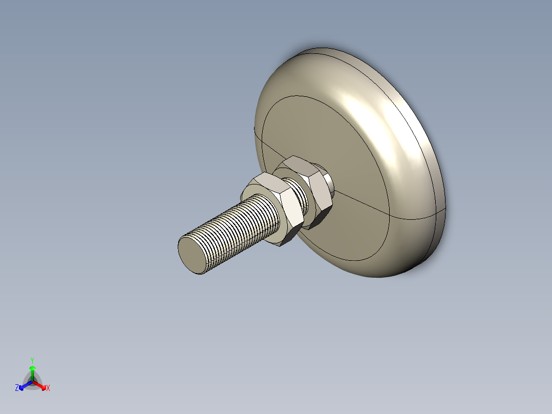 型材-KJN M16 _0 HINGED FOOT KJN311950主视图