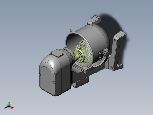 20升机械调速打蛋机sw20可编辑正等轴测缩略图