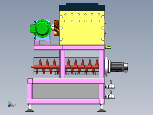 破碎筛分一体机sw20可编辑前视缩略图