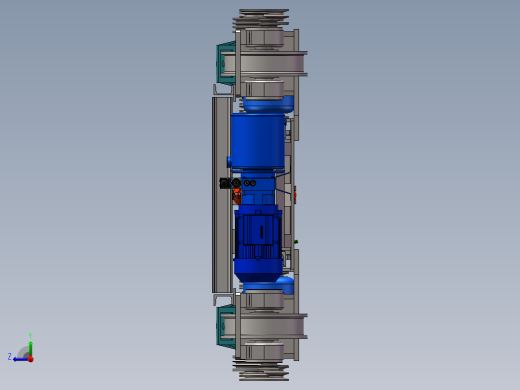 油缸升降架式横移小车sw16可编辑右视缩略图