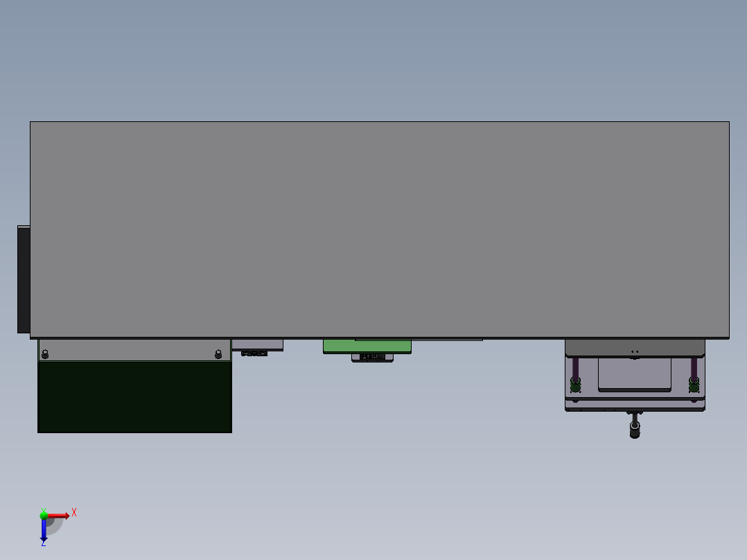 汽车开关测试台sw23俯视图