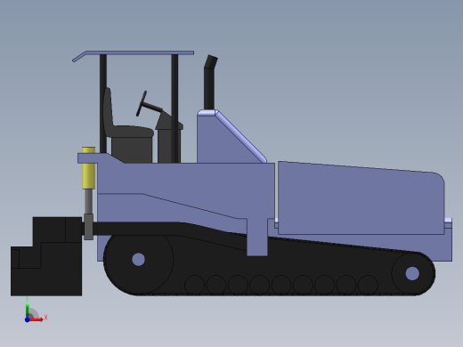 沥青摊铺机前视缩略图