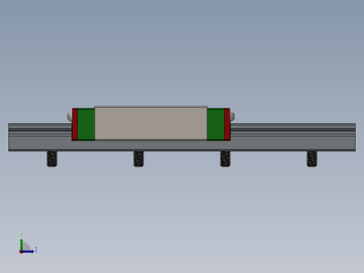导轨滑块左视缩略图